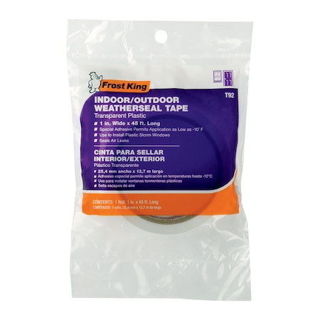 Frost King Frost King Clear Plastic Weather Seal For Doors and Windows 45 ft. L X 0.014 in. T92H